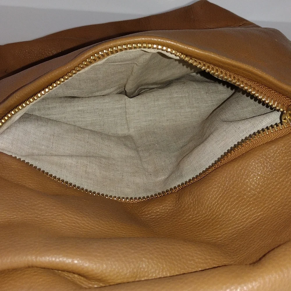 Michael Kors Collection Tonne Leather Python Accents Hobo Bag